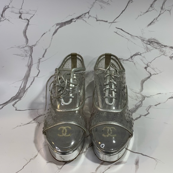 CHANEL Shoes - Chanel Clear Derby Shoes 37.5